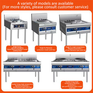 상업용 호텔 레스토랑 특수 가스 천연가스 액화가스 에너지 절약 이중 난로 맹렬한 난로 - Product Image 2