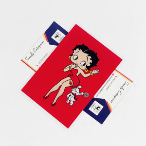 Design personalizzato Betty Boo piastrelle acriliche ciglia sostenibile per Extension per ciglia lunghezza Mix personalizzazione strumento di bellezza fiore - Product Image 3