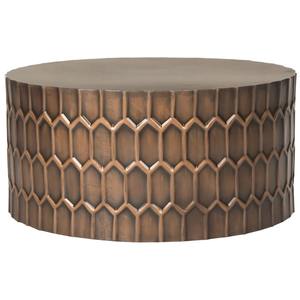 Modern Eco-Friendly Metal Coffee <b>Table</b> Superior Quality Handmade Wholesale Customized Color Round Shape <b>Mirror</b> Design - Product Image 3