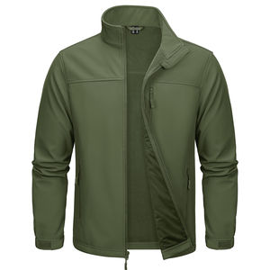 Fabrication de vêtements, veste en softshell pour homme, veste en polaire sur mesure, vente en gros, manteaux tactiques d'hiver pour homme, veste coupe-vent - Product Image 2