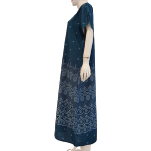 Camisón Casual para Mujer, Largo hasta la Rodilla, con Cintura Elástica, Estilo Indonesio Tradicional, de Rayón Suave, por Chrysanta - Product Image 5