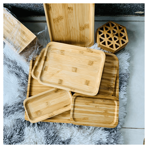 Juego de Tablas de Cortar de Bambú de Vietnam, Tablas de Cortar Duraderas de Madera de Bambú Natural, Accesorios de Cocina al por Mayor - Product Image 1