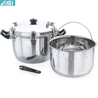 Ensemble de casseroles personnalisé, casserole multifonction, cuiseur vapeur en acier inoxydable, casserole à nouilles, friteuse à tempura avec panier