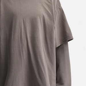 Sudadera con Capucha de Punto para Mujer, Estilo Holgado con Hombros Caídos, Mangas Dobles, Manga Larga, 100% Algodón, Gran Venta - Product Image 3