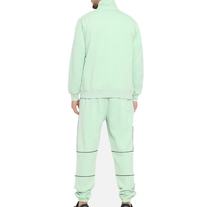 Survêtements en polaire technique avec logo personnalisé pour hommes, fourniture en gros respirante avec option de taille plus pour le jogging latéral d'hiver - Product Image 4