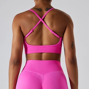 Nouveau soutien-gorge pour femmes respirant à séchage rapide décontracté en gros soutien-gorge de Yoga en nylon Spandex élégant soutien-gorge de sport pour femmes tendance - Product Image 4