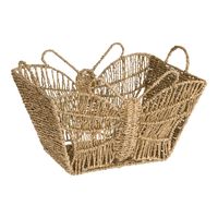 Ovale natuurlijke rotan mand met stijlvolle afwerking, milieuvriendelijk, aanpasbaar, multifunctioneel, modern, rustiek, geschikt voor boerderijkeukens