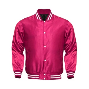 Chaqueta de bombardero de vuelo de nailon de Primavera de alta calidad al por mayor para hombre, chaqueta de bombardero acolchada de talla grande con logotipo personalizado para hombre, tela de satén - Product Image 1