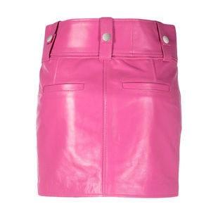 Meilleur design Jupe en cuir décontractée de haute qualité Nouveau à la mode Logo personnalisé couleur respirante Service OEM Prix de gros pour les femmes - Product Image 2