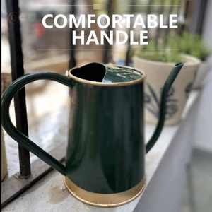 Bidon d'eau pour la maison et le jardin de la plus haute qualité en métal de forme ronde de grande taille en étain galvanisé plantes arrosoir pour fournitures de jardin - Product Image 2