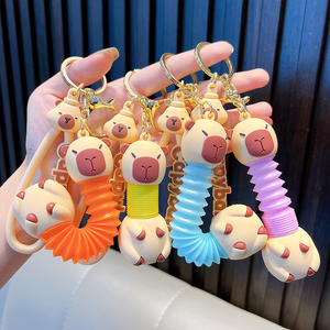 Porte-clés rétractable Capybara avec mousqueton – Article promotionnel - Product Image 1