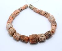 Perles de corail japonais lisses en forme de tube, peau d'ange rose, pierres précieuses de corail japonais naturelles, 8 pouces