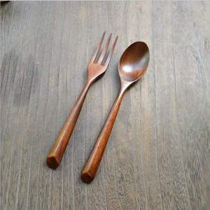 Ensembles de couverts de style chinois modernes et portables de luxe Couverts en bois Couverts coréens avec service à salade moderne dans le meilleur design - Product Image 3