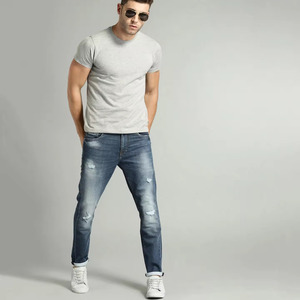 เสื้อยืดกลางแจ้งลำลองสำหรับผู้ชายเสื้อแขนสั้นผ้าฝ้ายคุณภาพสูงออกแบบโลโก้ได้ตามต้องการสำหรับฤดูร้อน - Product Image 5