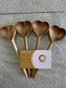 Cuillère en bois naturel grande remise cuillère à café en bois ustensiles de cuisine décoratifs exportation du fournisseur vietnamien - Product Image 2