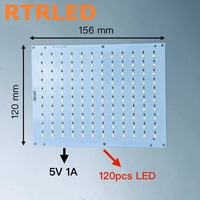 CMYK LED Arka Işık Kartı, Bambu Lab A1/A1 Mini Combo/P1S/P1P/X1C/X1E AMS 3D Yazıcı DIY Fotoğraf 5V Tip-c Güç Kaynağı ile Uyumlu