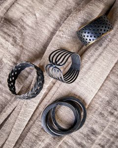 Anillo para Servilletas de Hierro Resistente, Construcción Robusta, Acabado Duradero, Elegante, Lujoso y Ecológico para Bodas y Cenas - Product Image 6