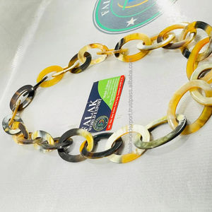 Collar Largo Hecho a Mano con Cuerno de Búfalo, Ecológico y a la Moda, Personalizado para Mujer, Artículo Coleccionable de FWE - Product Image 1