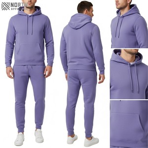 Unisex Custom Embroidery <b>Distressed</b> Patch Streetwear 100% Cotton <b>Distressed</b> Patch Man Sweat Suits Plus Size Two-piece Set Winter - Product Image 6