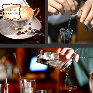 Cuchara mezcladora en espiral larga de acero inoxidable de alta calidad para agitar cócteles, Kits de barman, herramienta de barra esencial - Product Image 5