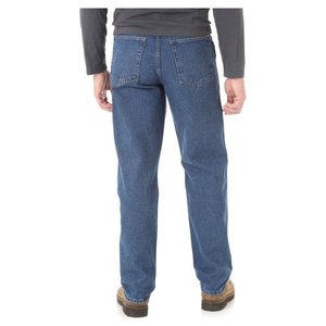 กางเกงยีนส์ผู้ชายทรงแบ็กกี้เอวยางยืดสำหรับฤดูร้อนกางเกงผ้าเดนิมทรงตรงลำลองแนวธุรกิจปักลายแบบคลาสสิกสำหรับผู้ชาย - Product Image 5