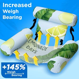 Best Selling Fruit <b>Inflatable</b> Pool Float Chairs Heavy Duty Fabric Floating Hammock Seat Adult 2 Pack Pool Lounger Lake <b>Raft</b> Toy - Product Image 5