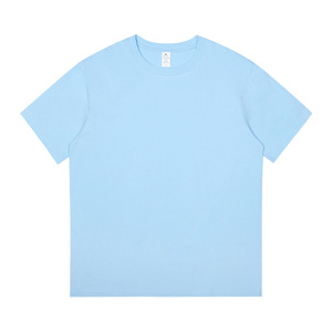 คุณภาพสูงเสื้อยืดพิมพ์ลายแบบกำหนดเองเสื้อยืดคอกลม unisex เสื้อยืดผู้ชายสีทึบขนาดพิเศษ - Product Image 5