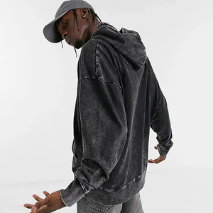High Quality Clothing Streetwear Hoodies Unisex Custom Rhinestone <b>Skeleton</b> French Terry Oversized Full <b>Zip</b> <b>up</b> <b>Hoodie</b> - Product Image 3