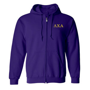 Sudadera con Capucha de Felpa de Algodón 20s25 Personalizada con Letras Griegas Alpha Kapa Alpha, Tallas Grandes - Product Image 2