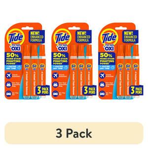 (3 Pack) Stylo Détachant Instantané pour Vaisselle Tide Go, Nettoyant de Taches Écologique à Séchage Rapide, Format Voyage, Bâtonnets Détachants Fraîcheur 1.01 - Product Image 1