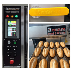 Easy to Use <b>8</b> Trays Rotary Oven for Bakery 1 Year Warranty New Bakery Machine Altuntop Trolley Rotary Oven Vietnam Supplier - Product Image 2