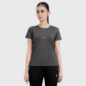 Minimalistic Summer <b>Top</b> Dark Grey Knitted Fabric Lightweight Breathable Size XS XXS Oversized Fit Loose Logo Diamonds Letter - Product Image 3
