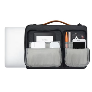 Sac de transport pour ordinateur portable de qualité supérieure, compartiment sécurisé pour ordinateur portable, matériau Oxford, résistant à l'eau, léger, design élégant pour le bureau - Product Image 3