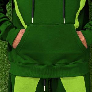 ชุดกีฬาผ้าฟลีซเนื้อนุ่ม 100% ผ้าฝ้าย น้ำหนักเบา สำหรับออกกำลังกาย ยิม ฟิตเนส สไตล์ฮิปฮอป ชุดเซ็ต 2 ชิ้น สำหรับฤดูหนาว แบรนด์ Wealthy Sports รุ่น Unisex - Product Image 4