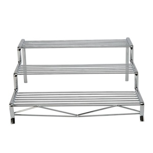 3 Tier Cabinet Spice Rack Organiser Chrome Plated Iron Compact & Durable <b>Kitchen</b> <b>Storage</b> <b>Shelf</b> <b>for</b> Countertops High Quality - Product Image 1
