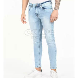 Pantalones Vaqueros para Hombre con Diseño Moderno, Lavados, para Venta en Línea, Pantalones para Hombre al por Mayor con MOQ Bajo, Hechos a Medida - Product Image 1