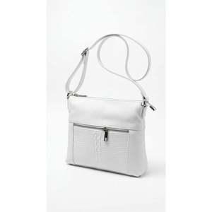 Autentica Borsa a Tracolla Italiana 26067 per Donna in Morbida Pelle Dollaro e Coccodrillo - Product Image 1