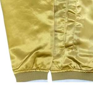 Blouson aviateur vintage à col montant de couleur personnalisée pour hommes 300 GSM toile avant Logo printemps respirant tenue décontracté - Product Image 3