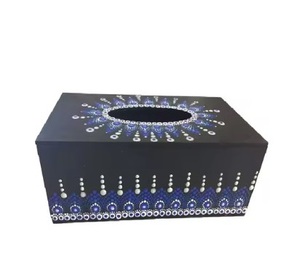 Boîte à mouchoirs en bois contemporaine porte-serviettes en papier vaisselle en forme de rectangle décor salle à manger boîte à mouchoirs au prix de gros - Product Image 3