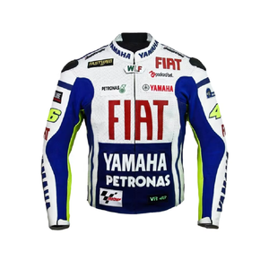 ชุดแข่งรถยามาฮ่า ผ่านการรับรองมาตรฐาน CE ระบายอากาศได้ดีและกันลม ชุดหนังสำหรับขี่มอเตอร์ไซค์ มีตัวเลือกไซส์ใหญ่พิเศษ - Product Image 4