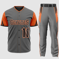 Uniforme de baseball personnalisé 2026, nouveau design, polyester Drifit, vêtements d'équipe, adultes, sublimation, haute qualité, respirant, évacuation de l'humidité