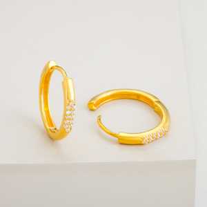 ต่างหูห่วงเงิน 92.5 คอลเลกชัน 191450 - Product Image 2