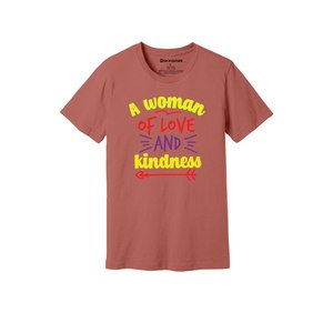 Thèmes de gentillesse imprimer 100% t-shirt en tissu de coton 160-180 à lourd GSM 12 couleurs disponibles Personnalisé votre propre conception et placement - Product Image 2