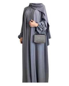 Vestido musulmán de mujer Conjunto de dos piezas Oración islámica Abaya Modesto Color sólido Trajes musulmanes - Product Image 1