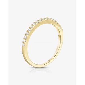 Bague de mariage en diamant cultivé en laboratoire en or 10 carats 17 pierres bague de fiançailles et d'éternité bijoux en diamant taillé - Product Image 1