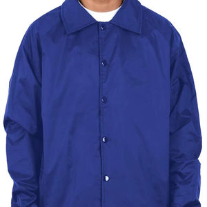 Vestes de coach pour hommes sur mesure OEM, design personnalisé, cuir imperméable de haute qualité, respirant, mode d'hiver, vente chaude - Product Image 1