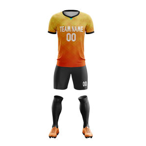 Uniformes de fútbol de marca con estilo de último diseño para fabricantes profesionales unisex, uniforme de fútbol con impresión por sublimación - Product Image 3