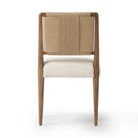 Chaise de salle à manger en teck moderne de qualité supérieure - Durable, écologique, imperméable pour appartement, maison, bar et hôtellerie