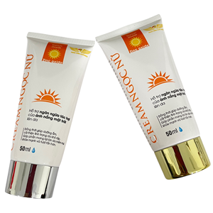 Viet Nam High Quality PE <b>Plastic</b> Cosmetics <b>Tube</b> Packaging Facial Hand Cream Gel 8 Colors Offset Printing Flip Cap - Product Image 6