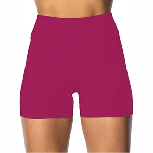 2025 qualité professionnelle femmes Fitness Yoga Shorts taille haute Gym Leggings avec conception sans couture OEM motif solide - Product Image 1